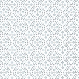 Blue Grey on Off White