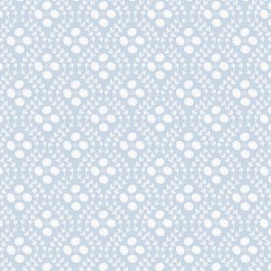 White Grey on Pale Blue