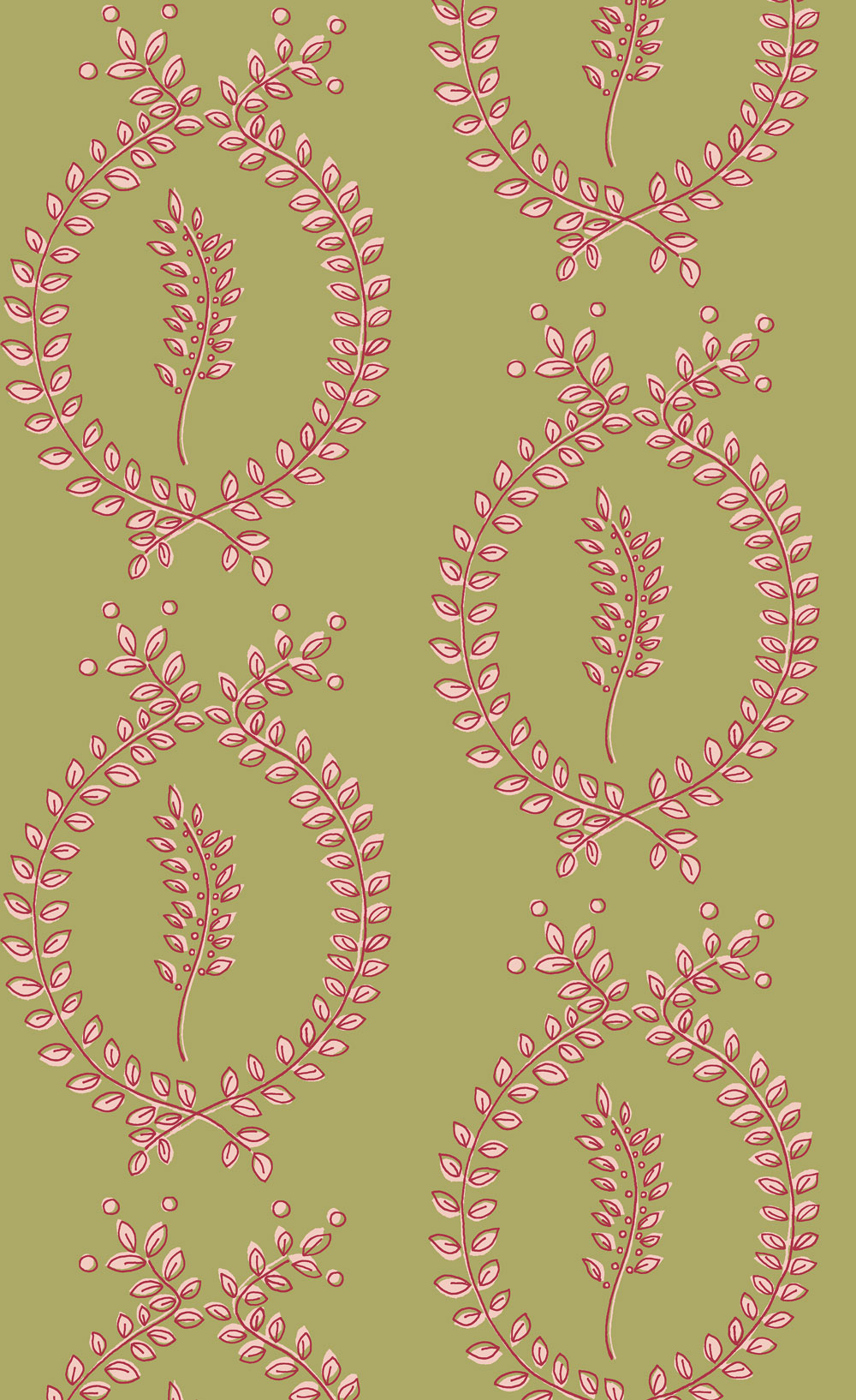 Laurel-Overlay-Large-Olive-Geranium-W Laurel-Overlay-Large-Olive-Geranium-W