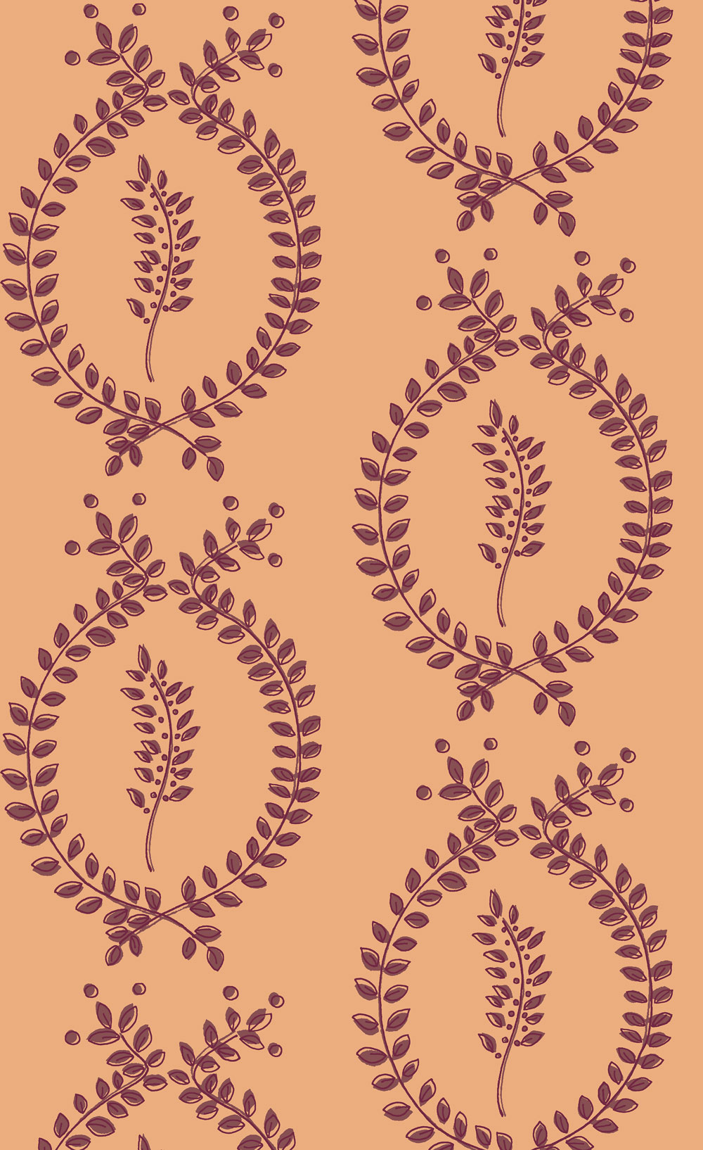 Laurel-Overlay-Large-Orange-Plum-W Laurel-Overlay-Large-Orange-Plum-W