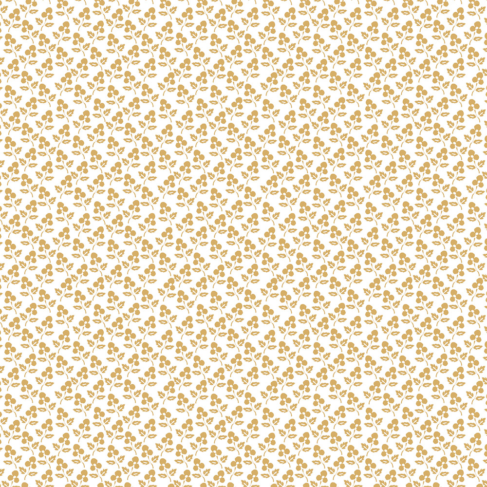 Pansy Block Ochre - linen