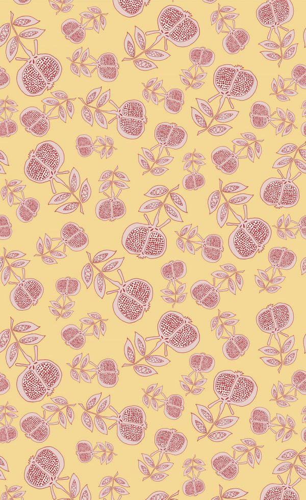 Pomegranate-Pink-Red-on-Clotted-Cream-W Pomegranate-Pink-Red-on-Clotted-Cream-W