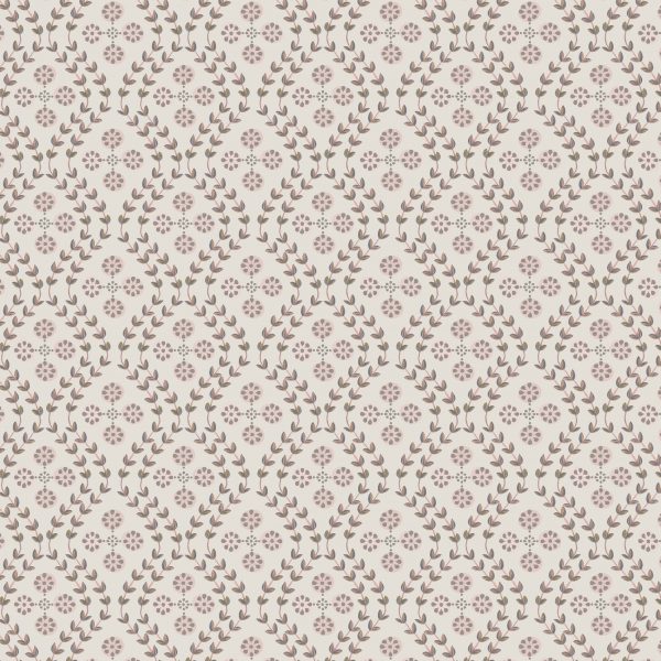 "Alice" Linen in Pink Grey on Smudge