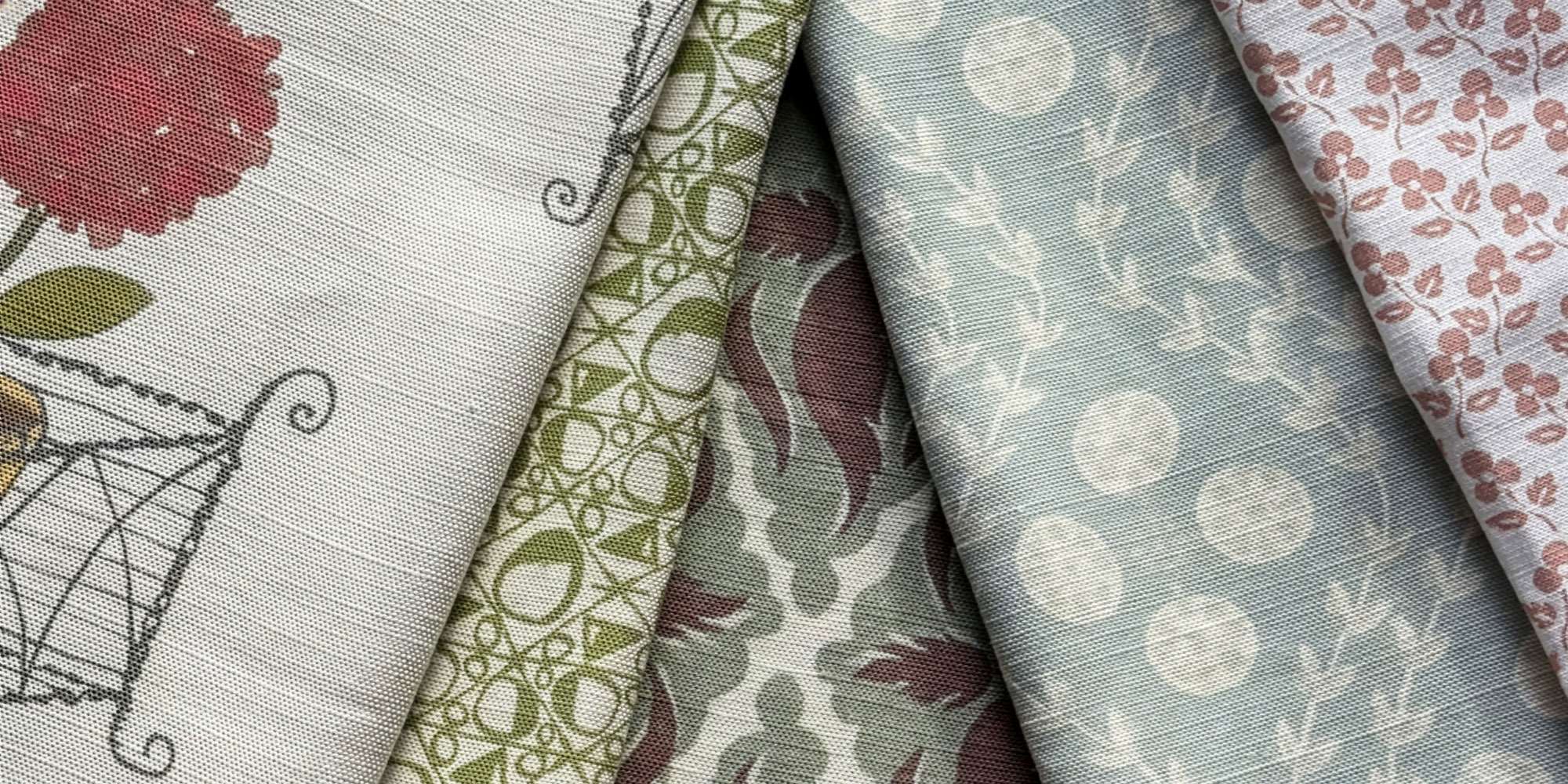 linens and fabrics designed by Anna Jeffreys