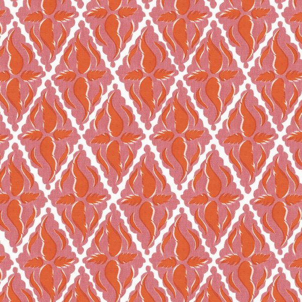 "Basil B" Linen in Rose Flame