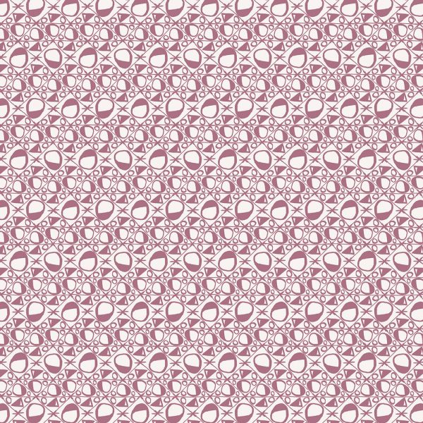 "Doodle" Linen in Grape