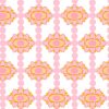 "Dublin Daisy" Linen in Pink Tangerine