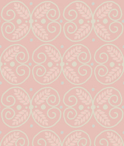 "Gate" Grasscloth in Pinkish