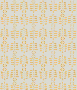 "Ladder Leaf Standard" Grasscloth in Egg on Grey