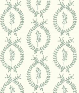 "Laurel Overlay Large" Grasscloth in Eucalyptus