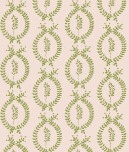 laurel-overlaystandard-green-rose-gc.jpg "Laurel Overlay Standard" Grasscloth in Green Rose