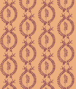 laurel-overlaystandard-orange-plum-gc.jpg "Laurel Overlay Standard" Grasscloth in Orange Plum