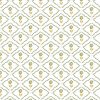 "Leaf Flower" Linen in Butter