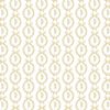 "Little Laurel" Linen in Sepia on Yellow